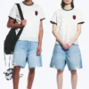 Toffs Slim Fit Football Tee – White