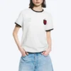 Toffs Slim Fit Football Tee – White