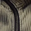 Toni Two Tone Rib Zip Turtleneck – Two Tone Beige & Black Strokes