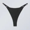 Tori Piercing Tanga Thong – Black