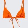 Triangle Bikini Top – Bright Orange