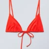 Triangle Bikini Top – Bright Orange