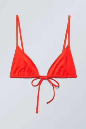 Triangle Bikini Top – Bright Orange