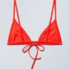Triangle Bikini Top – Bright Orange