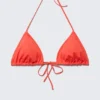 Triangle Bikini Top – Bright Red
