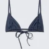 Triangle Bikini Top – Dark Blue