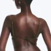 Triangle Bikini Top – Dark Green – Shimmer