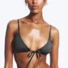 Triangle Bikini Top – Dark Grey
