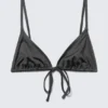 Triangle Bikini Top – Dark Grey