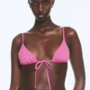 Triangle Bikini Top – Pink