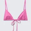 Triangle Bikini Top – Pink