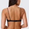 Triangle Lace Bra – Black