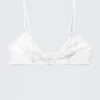 Triangle Lace Bra – White Lace