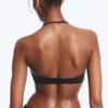 Turn Halter Bikini Top – Black