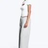 Turned Terry Trousers – Light Dusty Grey Melange
