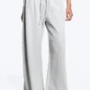 Turned Terry Trousers – Light Dusty Grey Melange