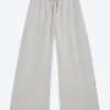 Turned Terry Trousers – Light Dusty Grey Melange