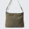 Unisex Canvas Shoulder Bag – Khaki Green