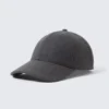 Unisex Wool-Blend Baseball Cap – Dark Grey