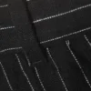 Uno Loose Linen Suit Trouser – Black Pinstripe