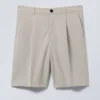 Uno Loose Suit Shorts – Ecru