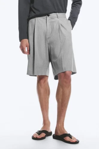 Uno Loose Suit Shorts – Light Dusty Grey