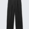 Uno Loose Suit Trousers – Black