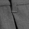 Uno Loose Suit Trousers – Dark Grey Melange