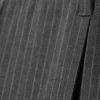 Uno Loose Suit Trousers – Dark Grey – Pinstripe