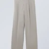 Uno Loose Suit Trousers – Dusty Beige