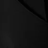 V-Neck Fit-And-Flare Scuba Dress – Black