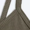 V-Neck Jersey Mini Dress – Dusty Grey