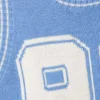 Varsity Knitted Tank Top – Light Blue & White – 92
