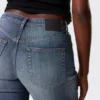 Vega Curve High Waisted Slim Jeans – Blue Hymn – Medium Blue
