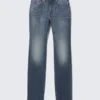Vega Curve High Waisted Slim Jeans – Blue Hymn – Medium Blue