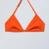 Vega Halter Triangle Bra – Brilliant Red