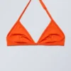 Vega Halter Triangle Bra – Brilliant Red