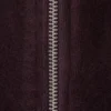 Velvet Track Jacket – Dark Plum
