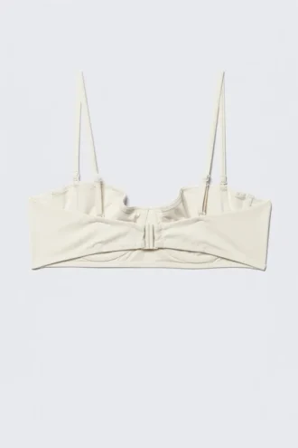 Versatile Underwire Bikini Top – Light Beige
