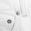Void Mid Rise Loose Long Denim Shorts – Dirty White – White