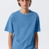 Washed Blue Loose Boxy T-Shirt – Washed Blue