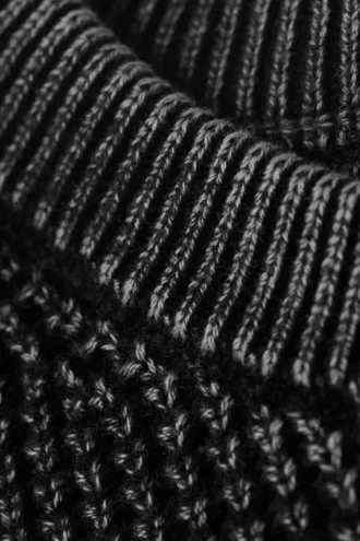 Washed Oversized Boxy Sweater – Washed Black
