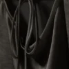 Washed Satin Pyjama Top – Washed Dark Grey