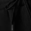 Washed Scuba Sweatpants – Black