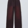 Washed Scuba Sweatpants – Washed Dark Plum