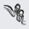 Wavy Hair Clip – Silver