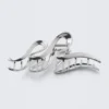Wavy Hair Clip – Silver