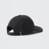 Waxed Cotton Baseball Cap – Black