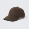 Waxed Cotton Baseball Cap – Dark Brown