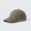 Waxed Cotton Baseball Cap – Dark Mole